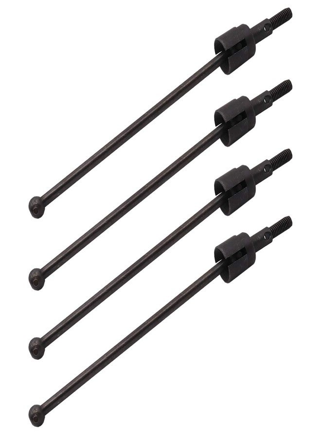 Treehobby 8 Pack Treehobby 90mm Stainless Steel 08029 Dogbones Drive Shaft & 02033 Stub Wheel Axle for 1/10 Redcat Volcano HSP Exceed RC Car Truck Replacement (Black) - Image 2
